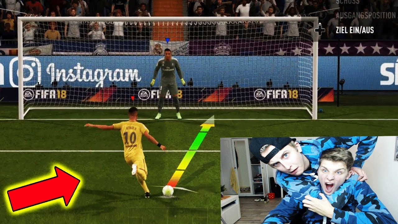 FIFA 18 - KRASSE 11 METER CHALLENGE vs BRUDER + BESTRAFUNG! ⚽🔥⛔️ - FifaGaming Ultimate Team