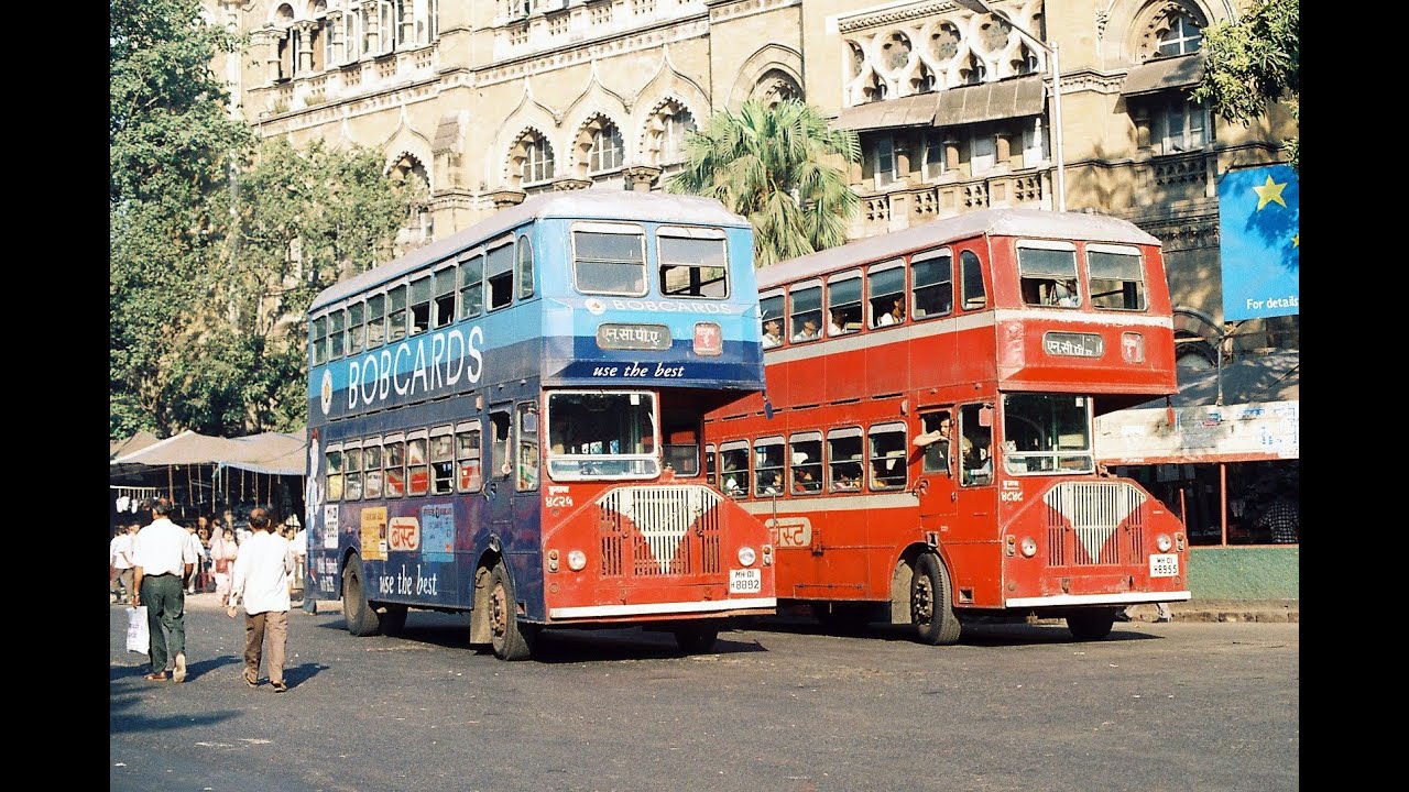 MUMBAI BOMBAY MORE BUSES CHRISTMAS 1998 BY DAVE SPENCER OF PMP