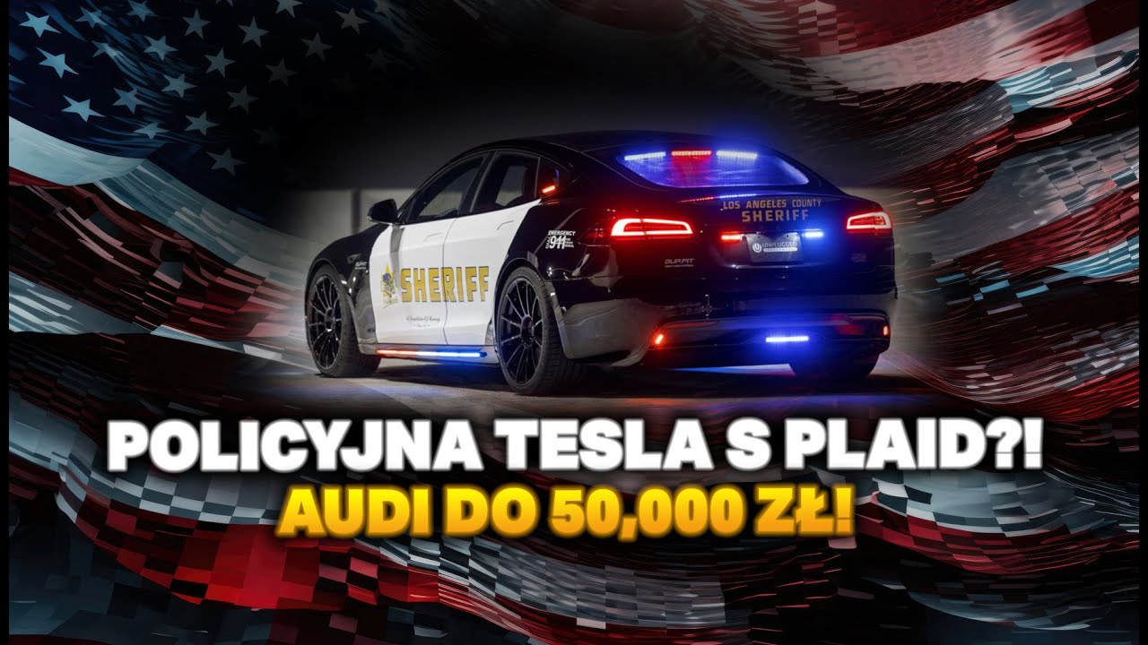INFO AMERYKA #58 - Audi do 50 tyś zł + policyjna TESLA!? Absurdalne prawo w Ameryce