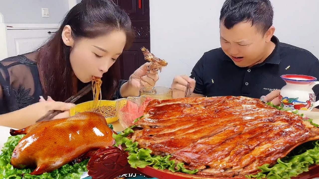 蠢老公以为我在羊排了放了芥末，一口没吃，没想到我放在扣肉里【九零后夫妻】