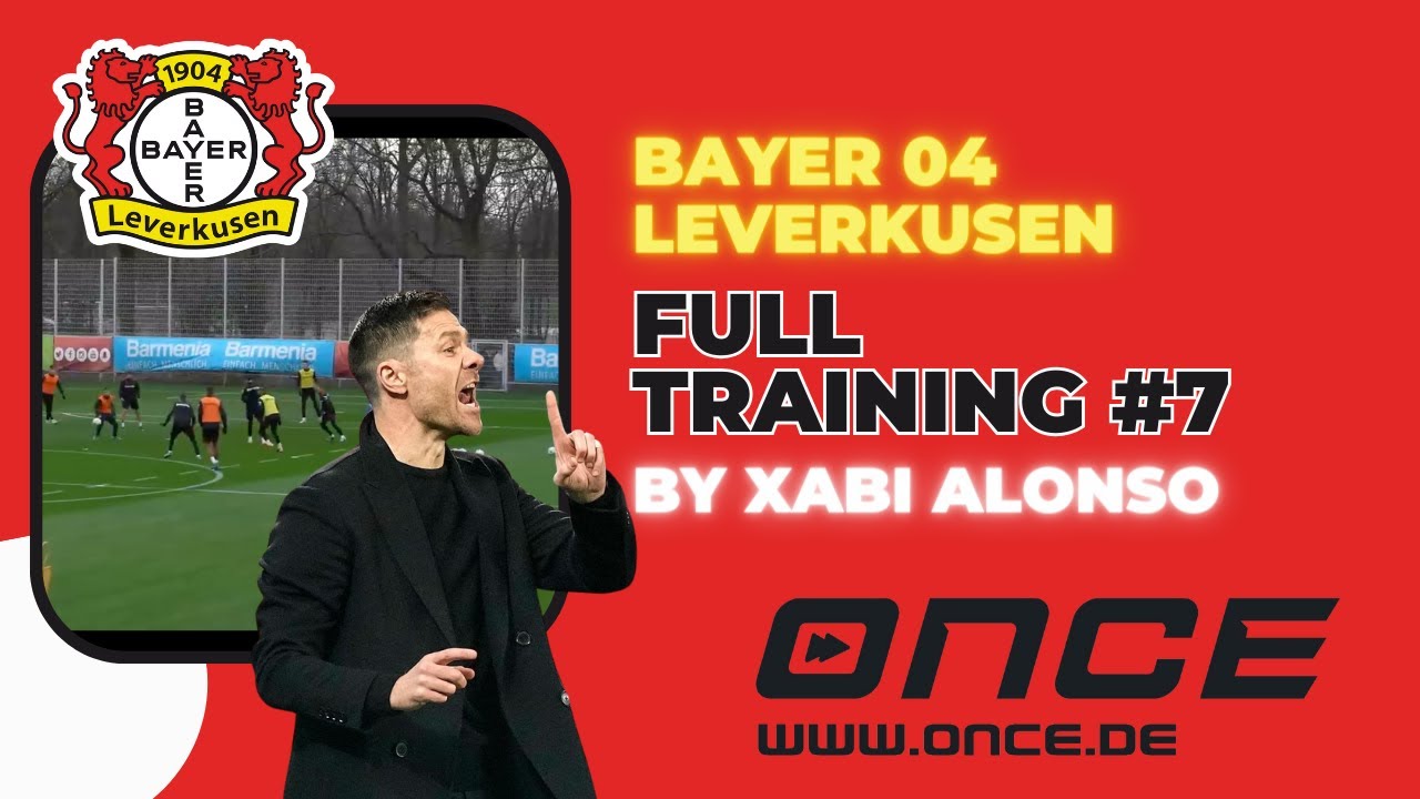 Bayer 04 Leverkusen - full training #7 by Xabi Alonso