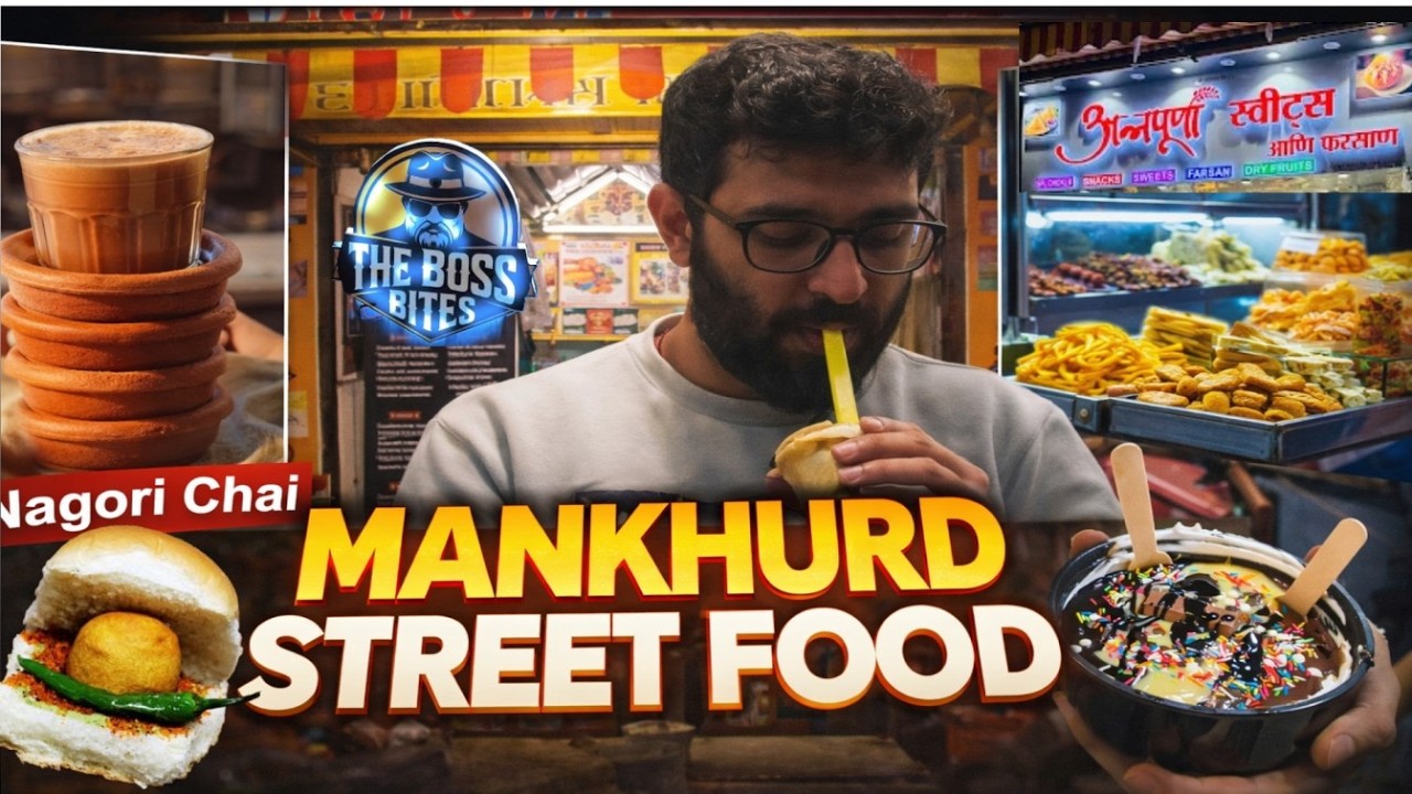 MANKHURD STREET FOOD TOUR 🔥 | Nagori Kullad Chai to KING SIZE Double Burger 🍔