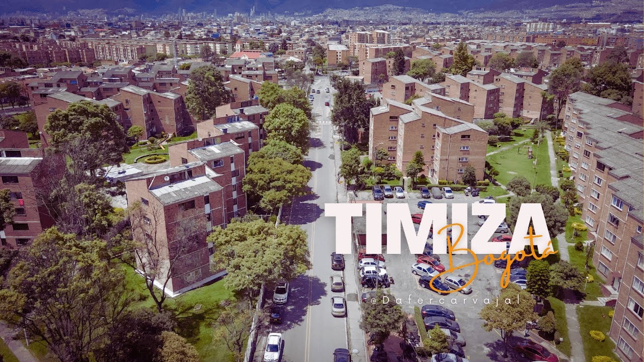 ¡Impresionante vista aérea de Timiza! Vuelo en Bogotá con Drone DJI Mavic Air2- 4K