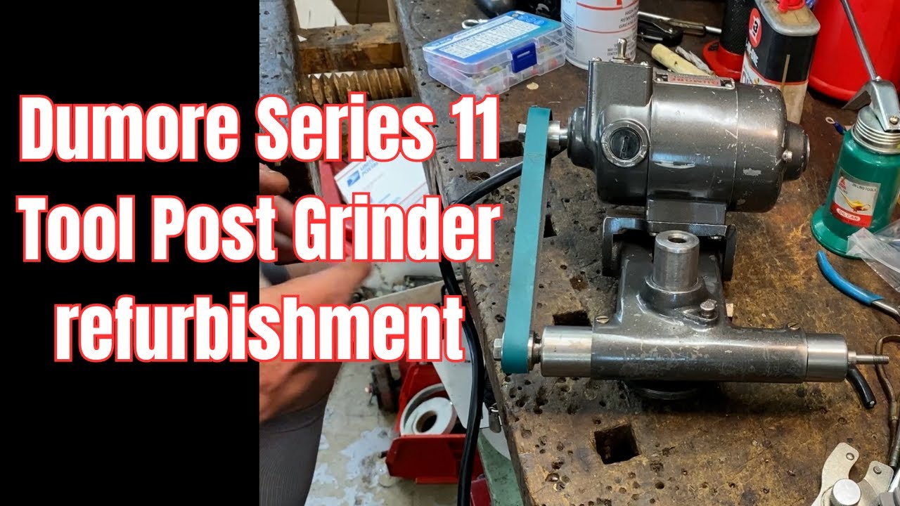 Dumore Series 11 (vintage?) tool post grinder refurbishment