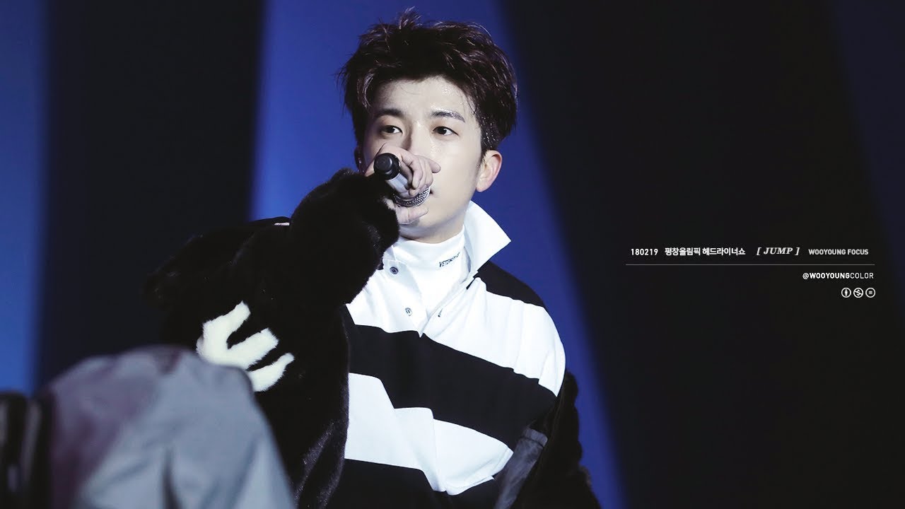 [FANCAM] 평창올림픽 헤드라이너쇼 - JUMP 우영(WOOYOUNG) FOCUS