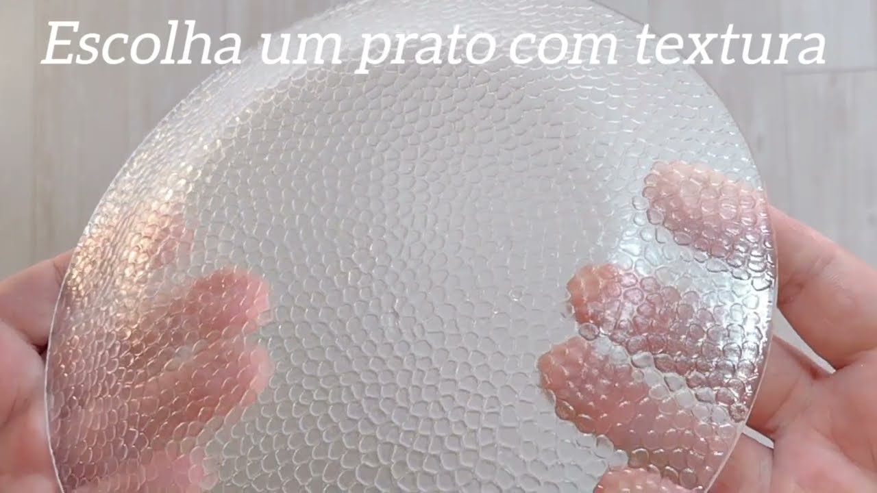 Prato de vidro com decoupage #decoupage #natal