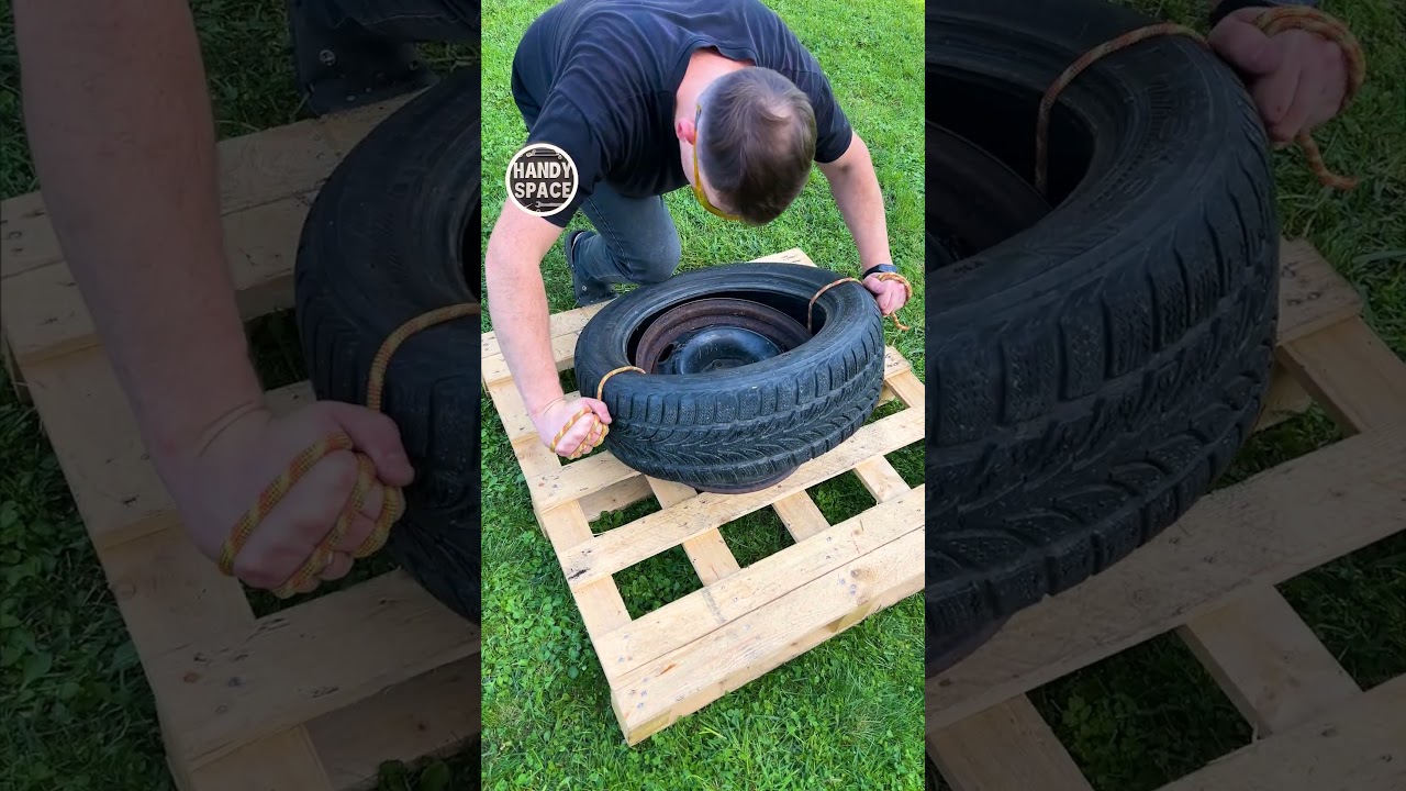 Cyclists, Drivers, Bikers You won't believe what a rope can do to your tires! #shorts