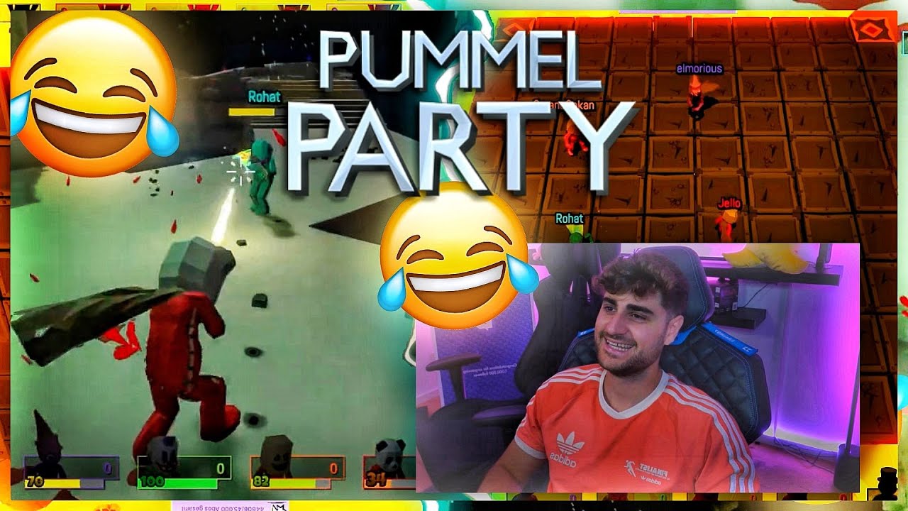 2 VS 2 VS 2 PUMMEL PARTY UM 600 EURO!💸 mit Mert, Rohat, Eldos, Danielslump & Scherix😂