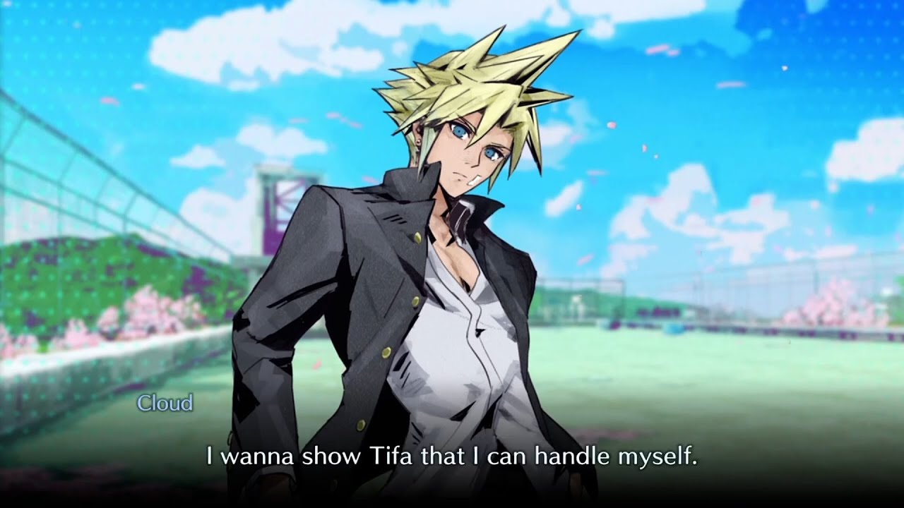 Final Fantasy VII Ever Crisis Academy Seven Episode Brawler - All Scenes w/ Cloud and Tifa #CloTi