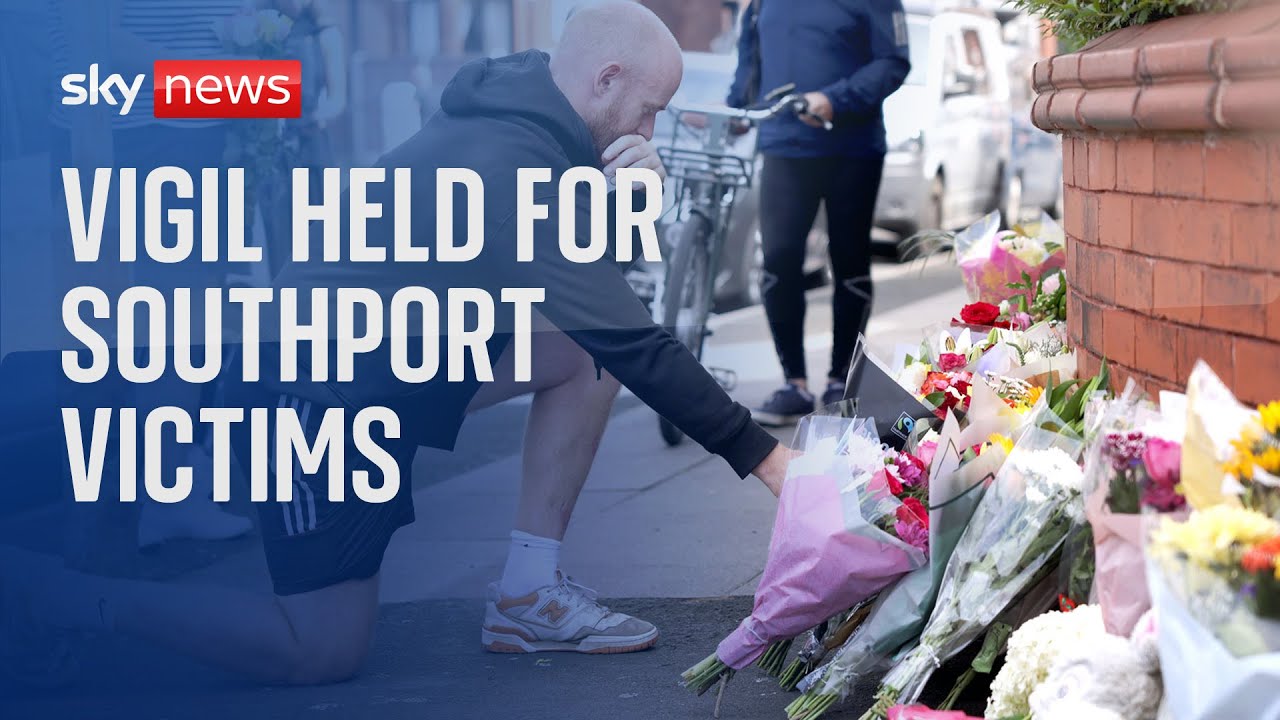 Watch live: Vigil held for victims of Southport stabbings