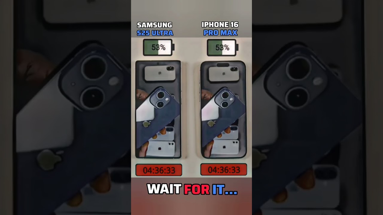 😳⚡ iPHONE 16 PRO MAX vs SAMSUNG S25 ULTRA BOOT-UP TEST!! 😳⚡