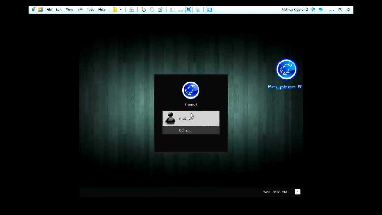 How to Install Matriux Krypton 1.2  (+ VMware )
