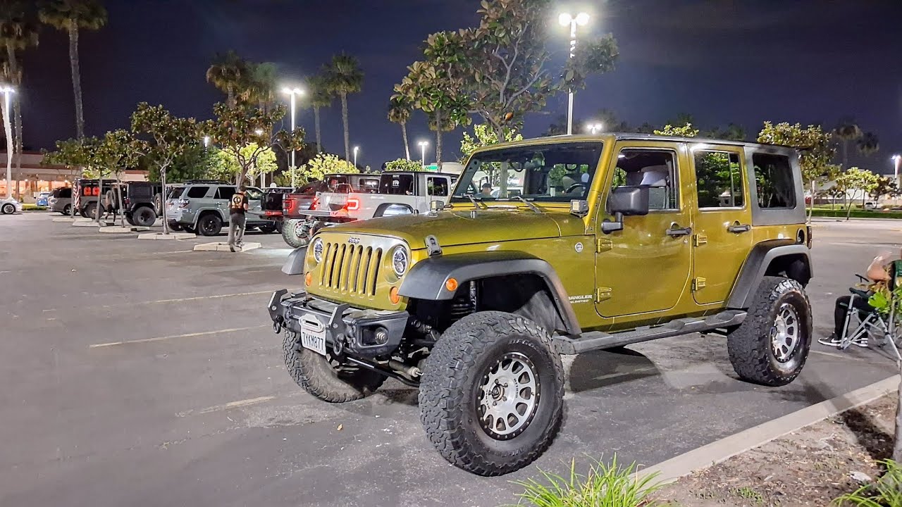 SoCal Jeep meet in the city of Long Beach Feb 2026