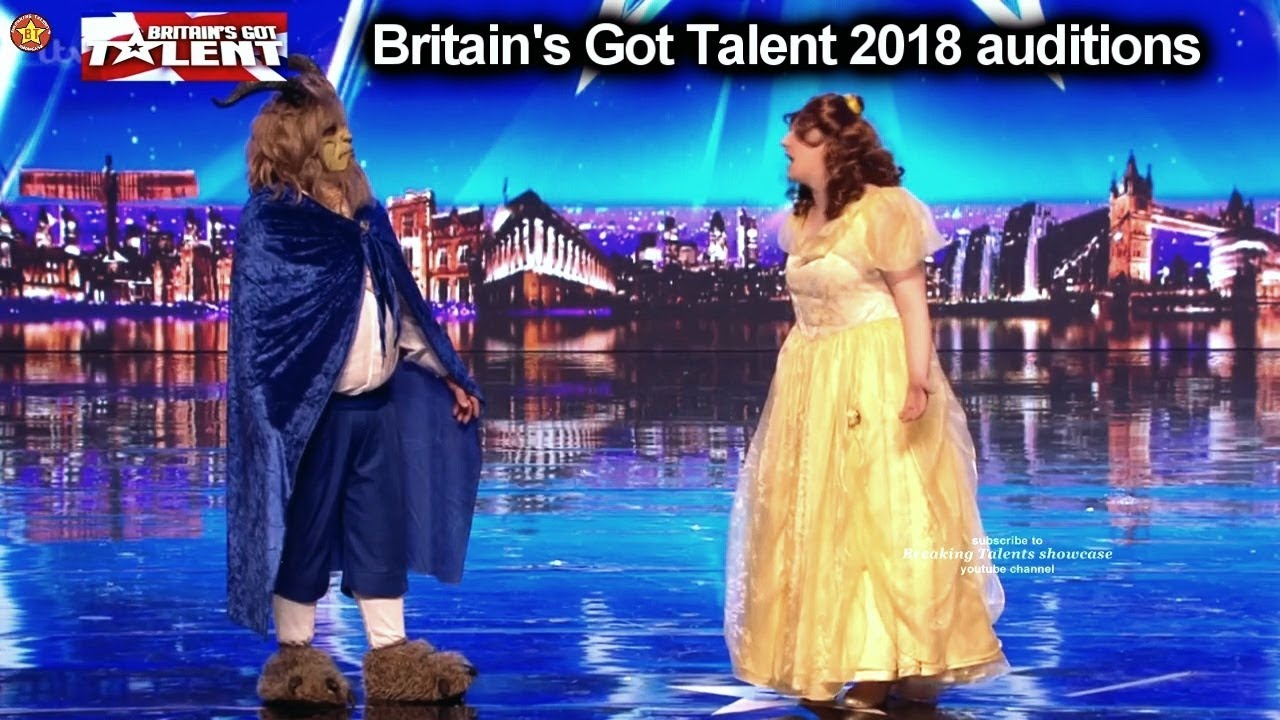 Katherine and Joe Beauty and the Beast Auditions Britain's Got Talent 2018 BGT S12E05