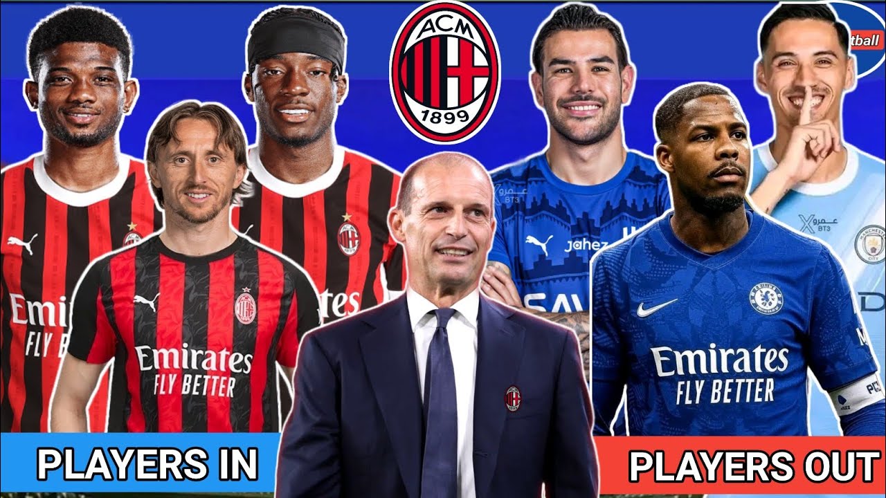 Ac Milan's 25-26 Transfer Targets Under Allegri 😍 Allegri New Manager Of Ac Milan 😍