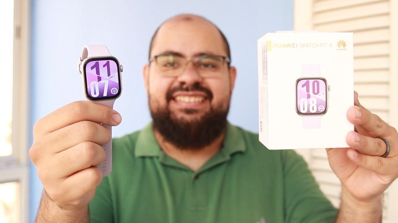 مراجعة ساعة هواوي Haweui Watch Fit 4 .. بنص سعر ساعة ابل!!