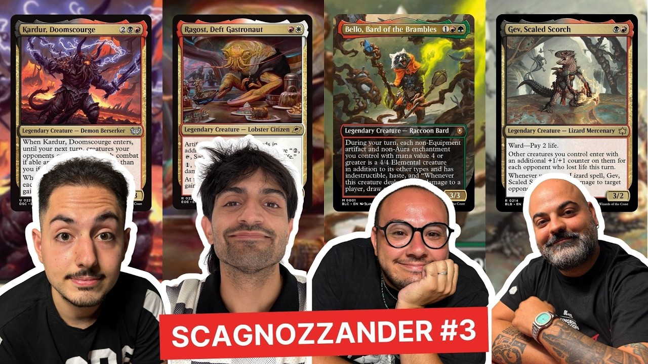 RAGOST vs GEV vs BELLO vs KARDUR - SCAGNOZZANDER #3