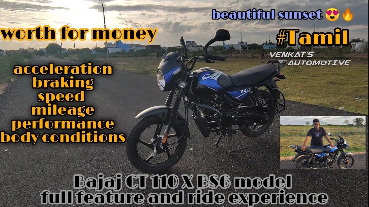 Bajaj CT 110 X Bs6 | Full review and First Ride experience | VA gang #tamil