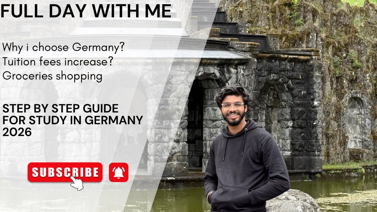 1.5 Hours in My Life in Germany 🇩🇪 | Grocery & Clothes Shopping, Study Life, Why I Moved Here!