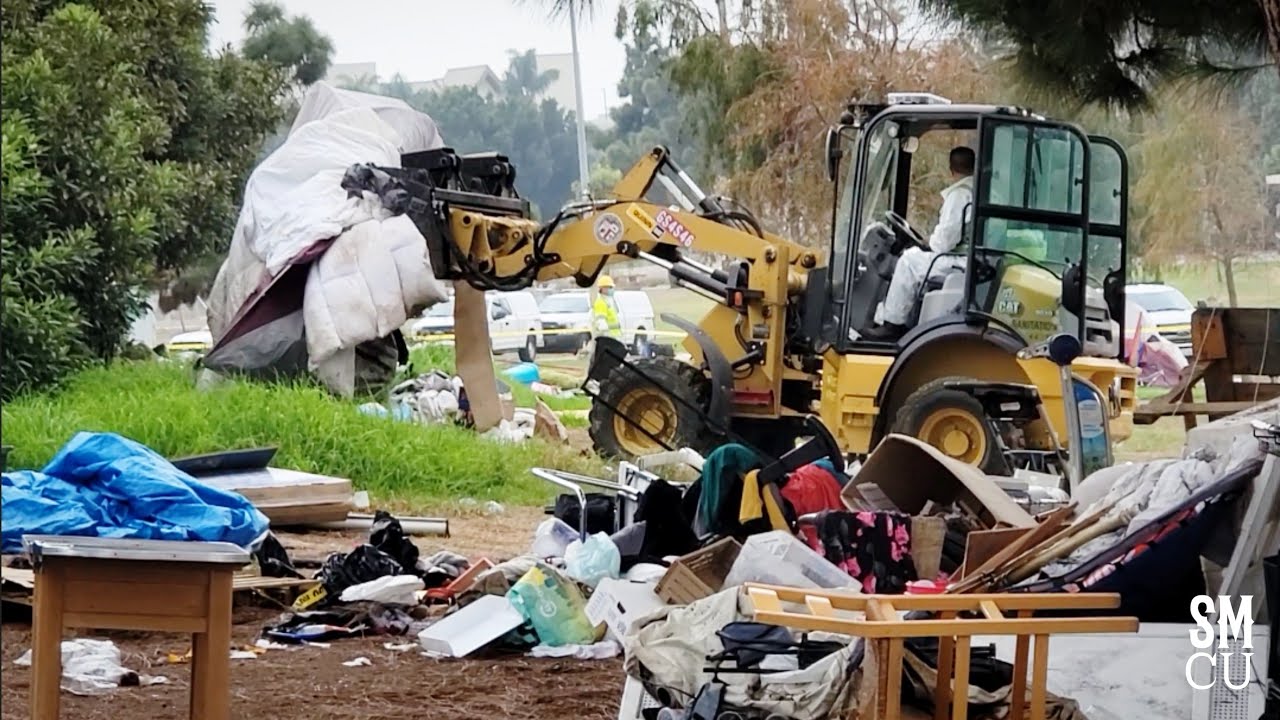 Westchester Park Homeless Encampment Clean-up