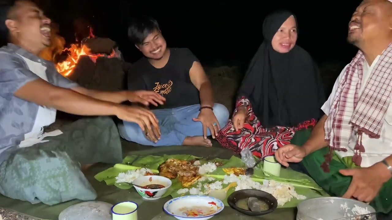 LIWETAN + AYAM BAKAR TENGAH MALAM DI KEBUN API UNGGUN 🔥🔥🔥