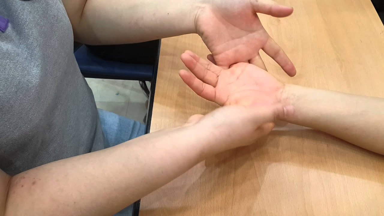 이선애 선생님 손 마사지