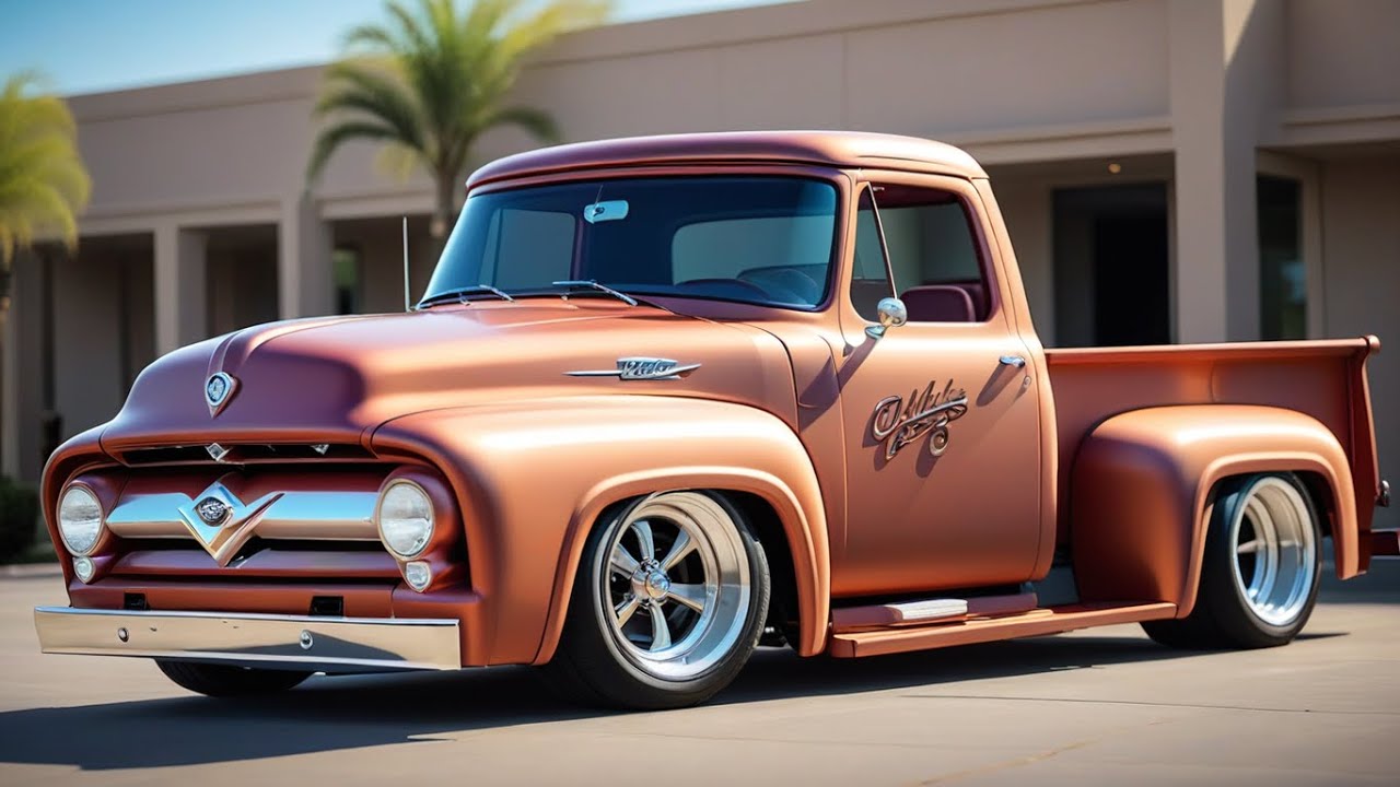 1955 Ford F100 Truck - 1950's Custom & Classic Trucks 🌞