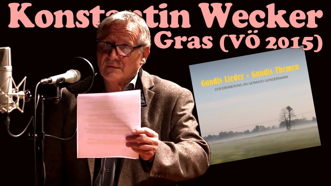 Konstantin Wecker - Gras (Gerhard Gundermann Cover) - mit Liedtext