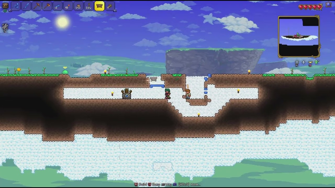 Terraria 1.4.5 skyblock                                            ,its boring The first hour 🦊