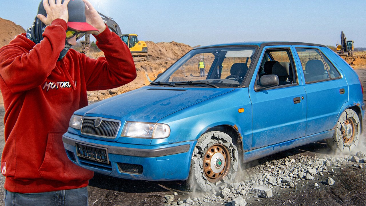 Zrobiliśmy koła z betonu w Skodzie Felicii