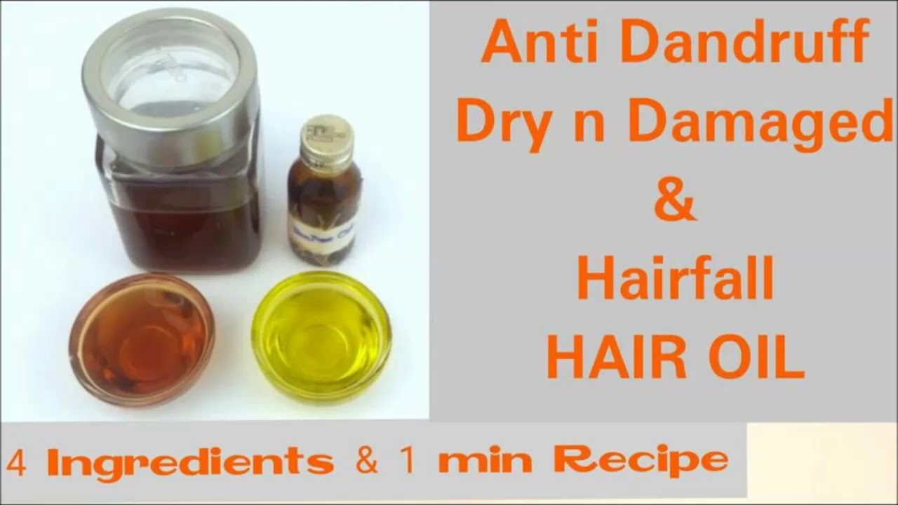 1 min HAIR OIL, Anti Dandruff, Dry and Damaged hair, Hair Fall Oil, घर पर बनाये तेल बालों का उपचार