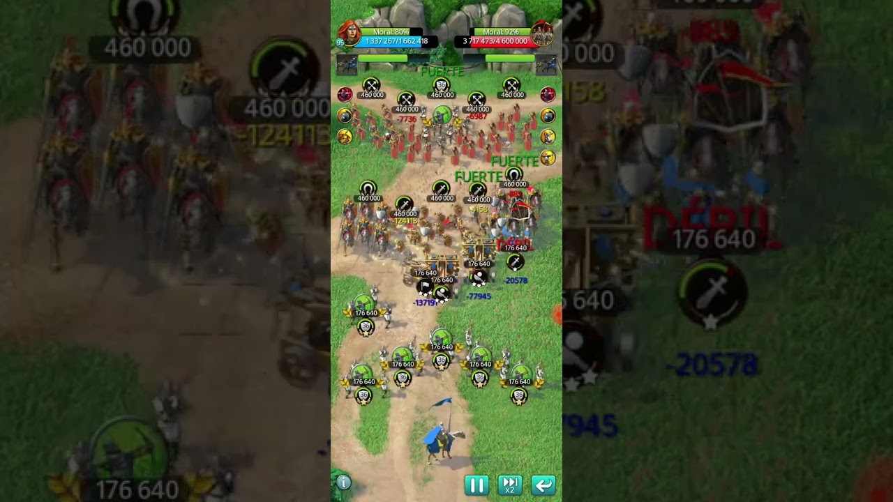 March of empires 488 vs 489 & 487 Renato vs Addison