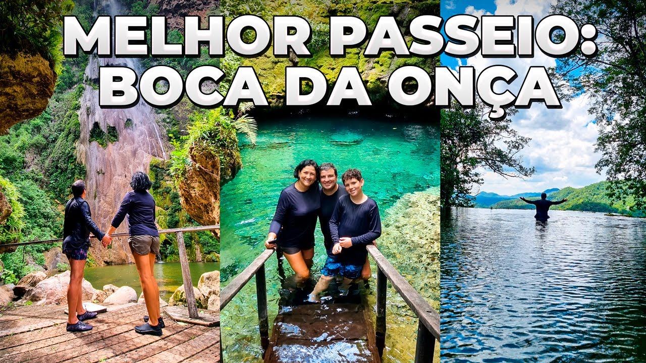 Melhor passeio de Bonito MS , dicas com preços - trilha Boca da Onça