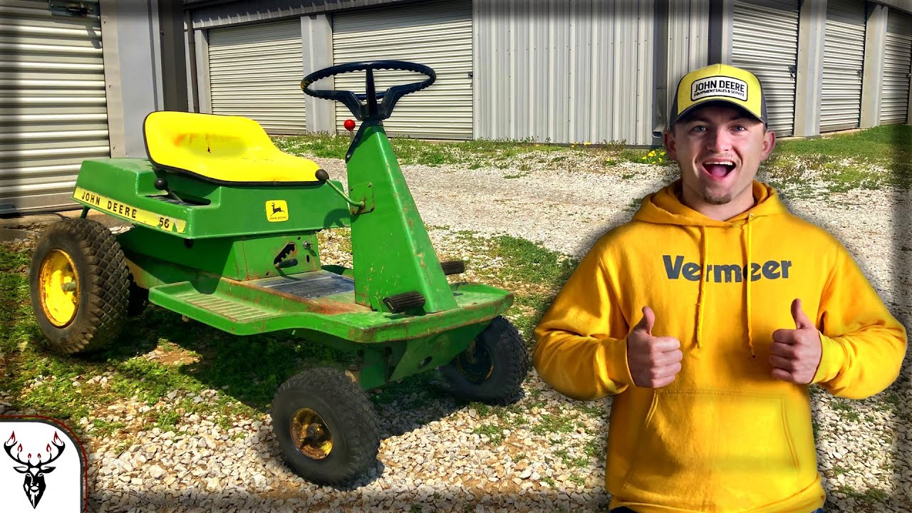 Can I Make This Old Mower Run Again? (John Deere 56 Restoration PT.1)