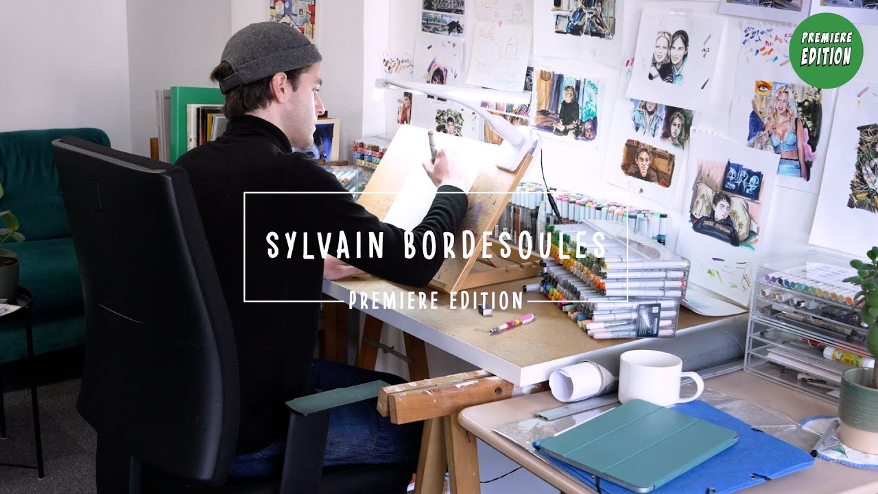 Portrait de Sylvain Bordesoules, auteur de bandes dessinées