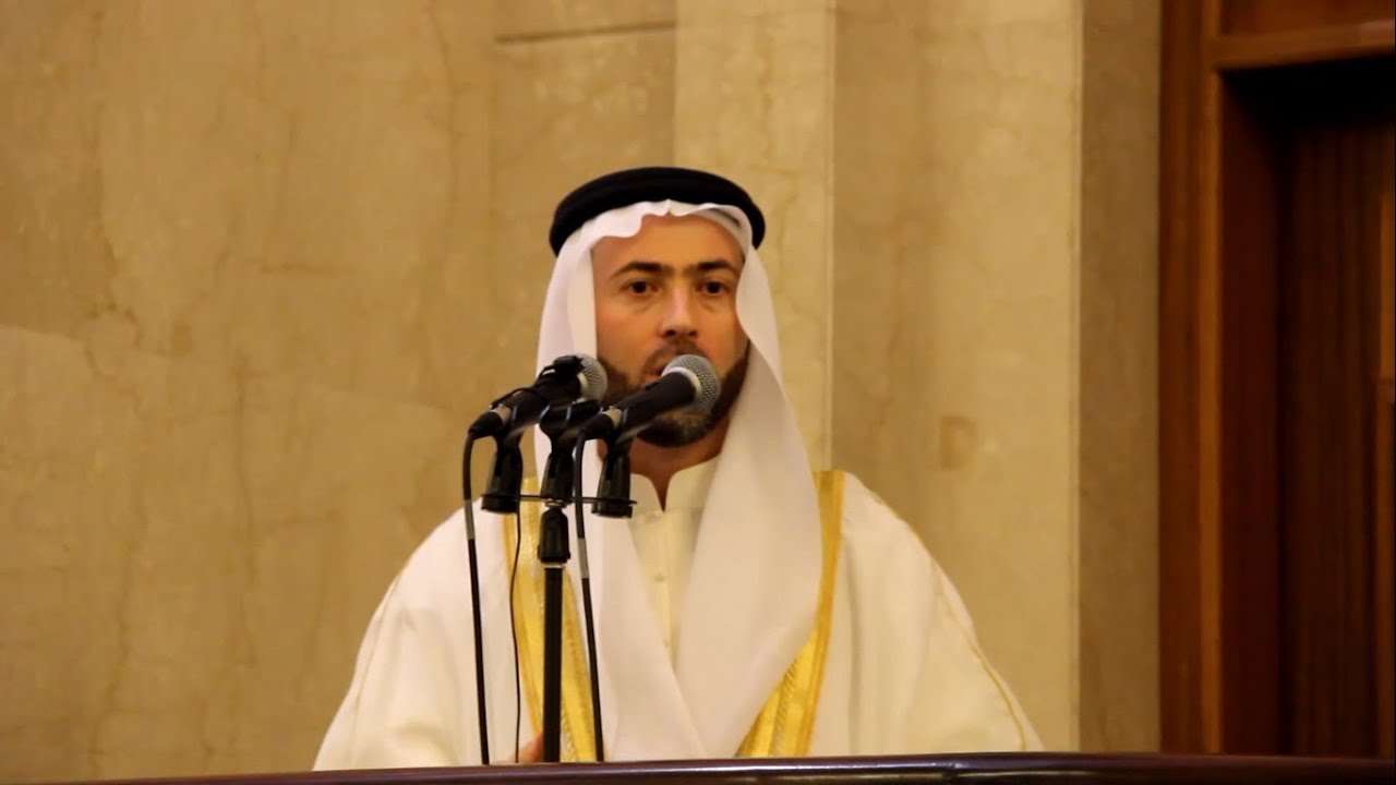 الشيخ مرتضى بكور خطبة صلاة عيد الفطر مسجد النور 2014
