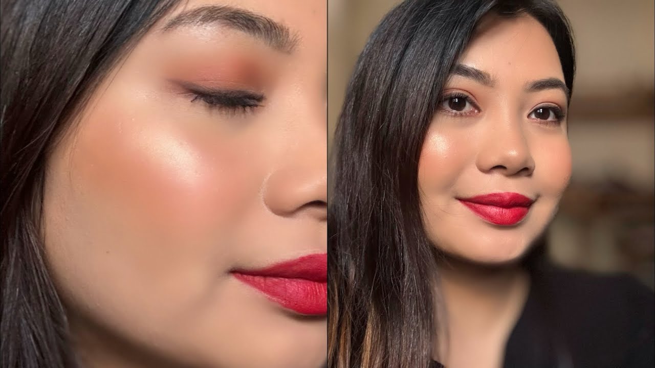 Red lipstick makeup tutorial ❤️