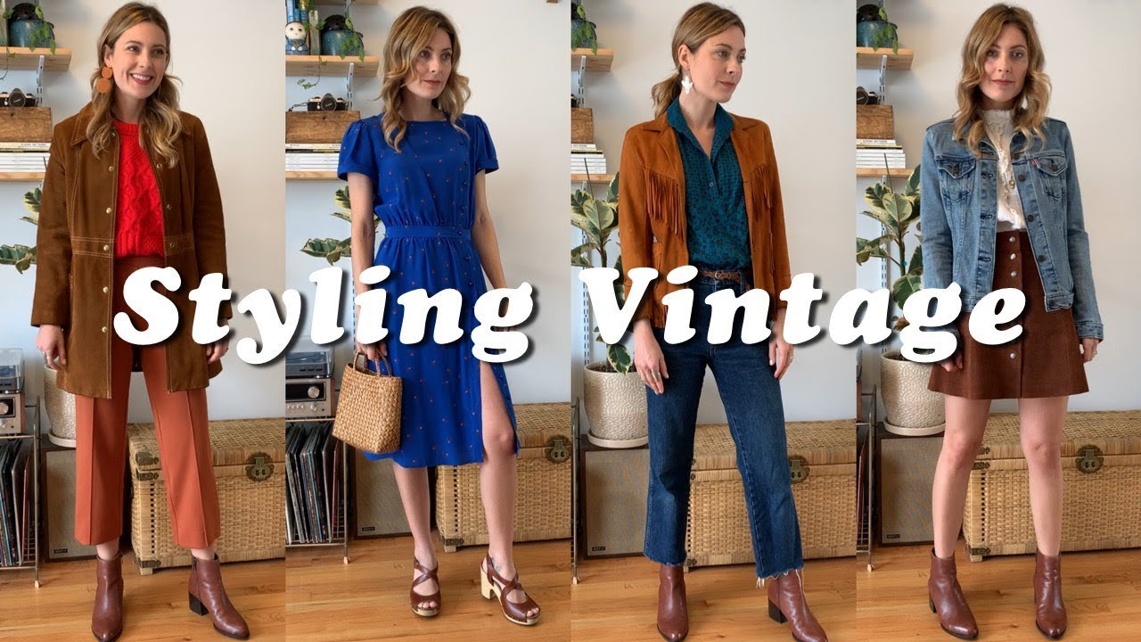 Styling Vintage & Thrifted Clothes || OOTD | Tiny Acorn