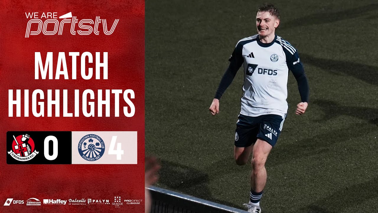 Crusaders 0 - 4 Portadown | Sports Direct Premiership | 07/12/25