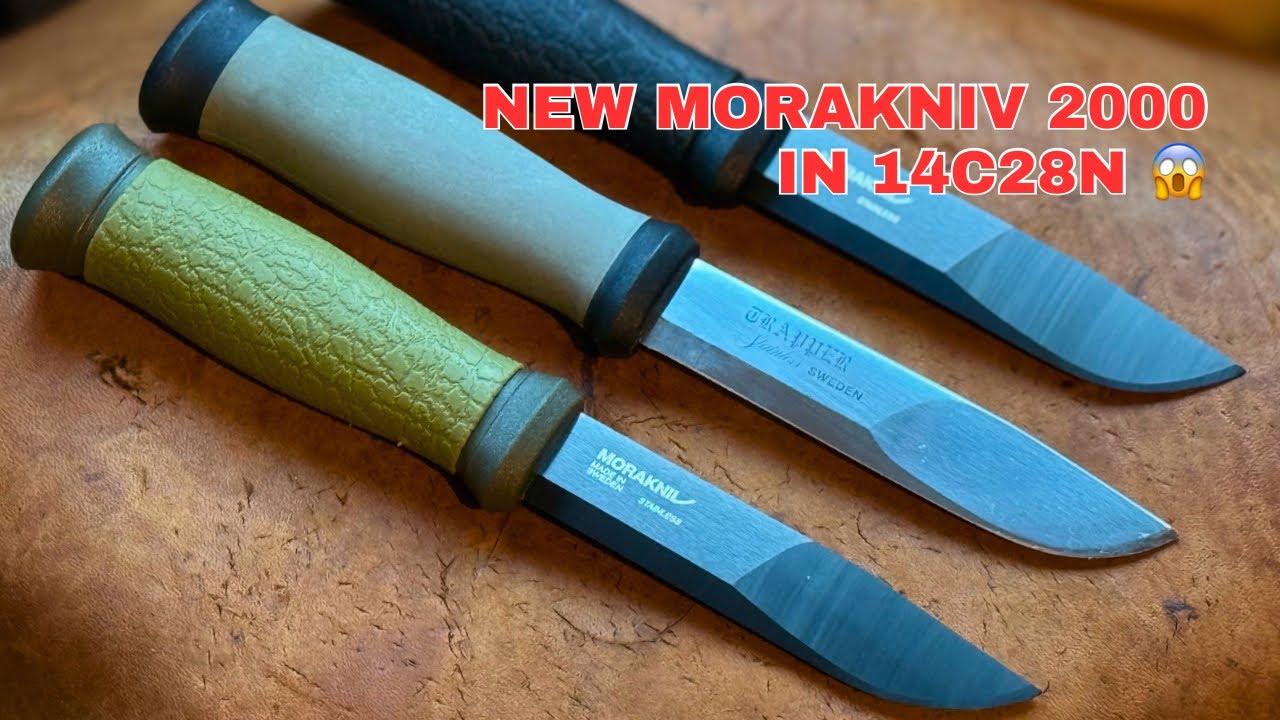 Morakniv 2000 BLACK — это новинка! (Сталь 14C28N, обух 90°) — первый взгляд