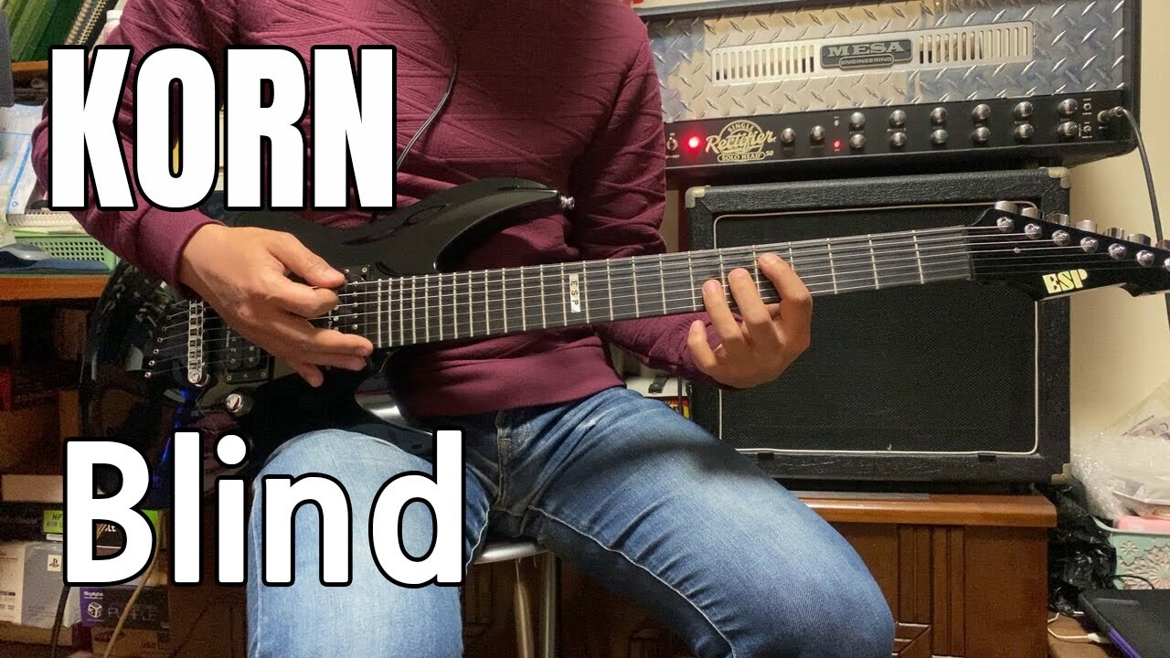 KORN - Blind (guitar cover)