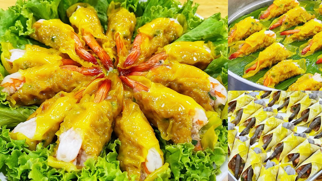 ขนมจีบกุ้ง เกี๊ยวกุ้งนึ่ง กุ้งเน้นๆเต็มๆคำ รสชาติอร่อยกลมกล่อม วิธีทำง่ายๆ ทำขายได้เลย