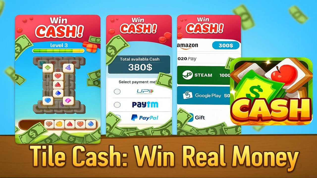 Match Tiles & Win Real Money! 💰 | Cash Tile (Tile Cash) Gameplay