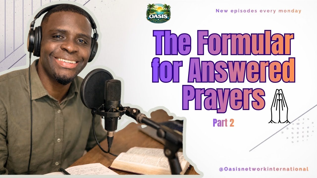 This video spoke about the pattern for New Testament believers to get answers to their prayers. 
