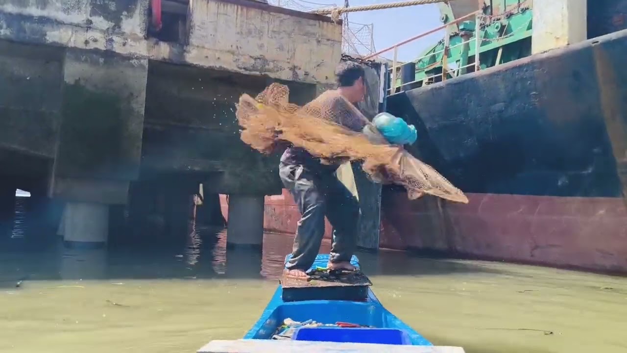 Phần cuối hai a e chài có mấy chài là kiếm được mấy chục ký cá út nhật thanh Vlogs 