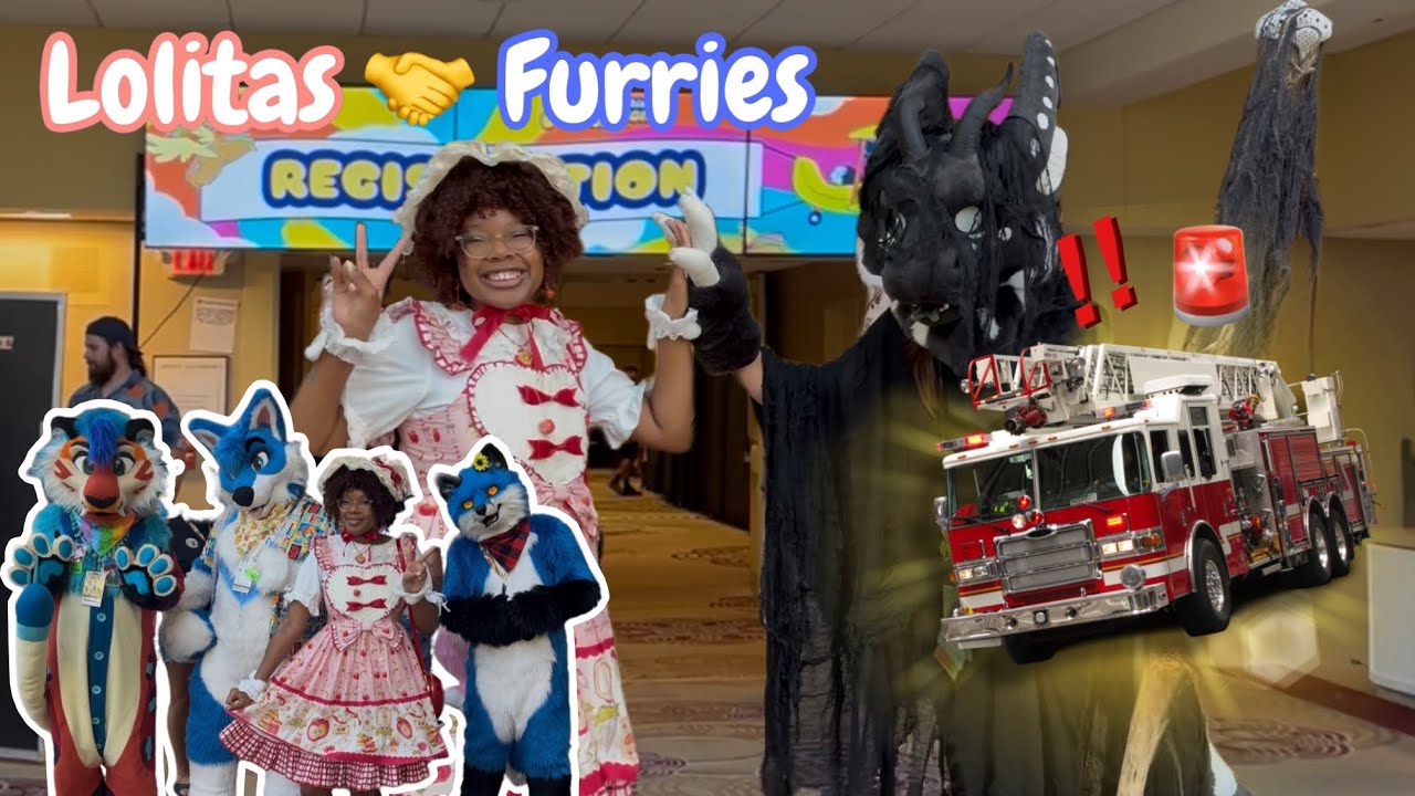 Я надела Лолиту на свой первый Furry Con… а потом ее эвакуировали 😰