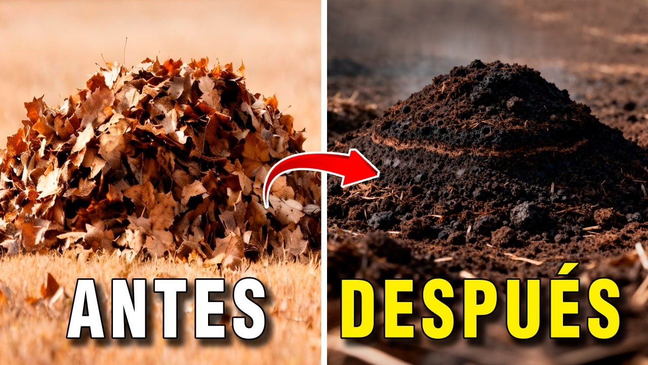 HAZ ESTO con tus HOJAS SECAS y TENDRÁS COMPOST en POCOS DÍAS