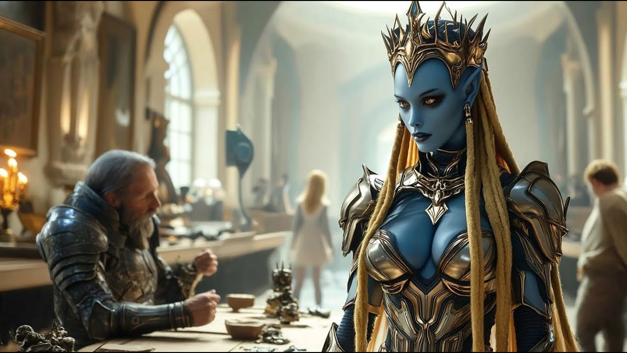 They Scoured the Palace; The Alien Queen's Daughters Were Resting Safely in the Human's Room| Sci-Fi