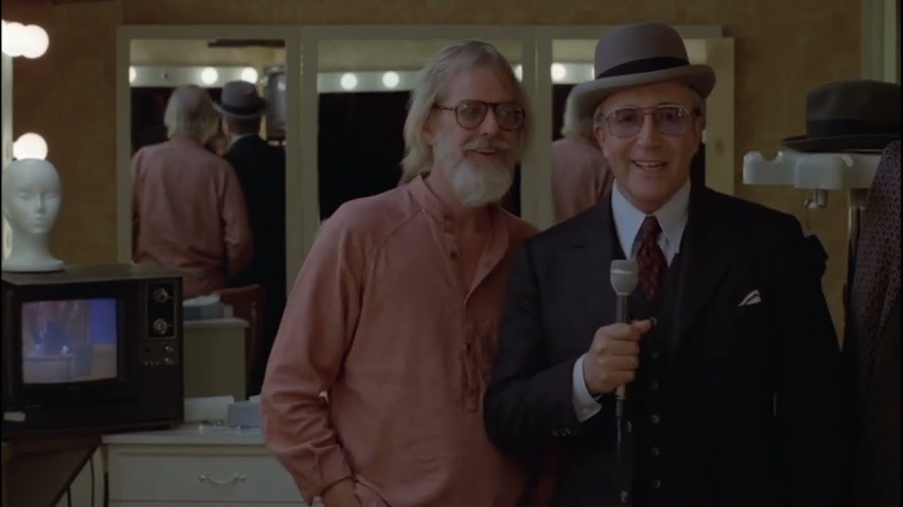 Peter Sellers & Hal Ashby on the set of 