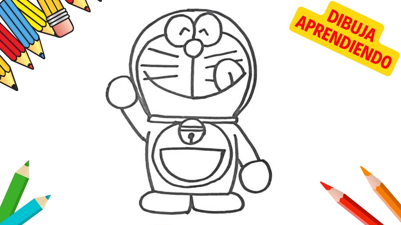 Dibujo de DORAEMON 🎨🖍